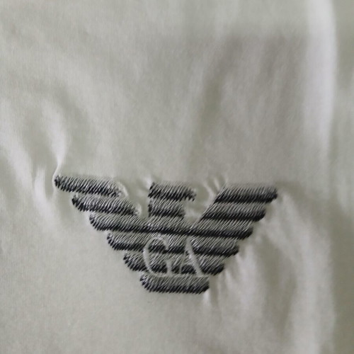 Emporio Armani men's white T-shirt, size M