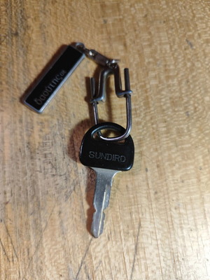 Sundiro central switch key new with code, gift second key included