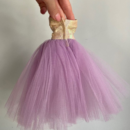 Vintage Puff Dress for Bibi-Bo doll used
