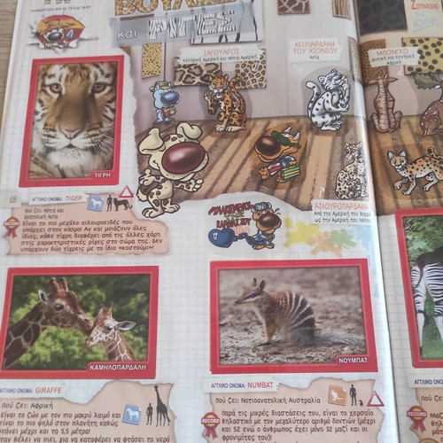 Panini album Our Friends the Animals used 2018