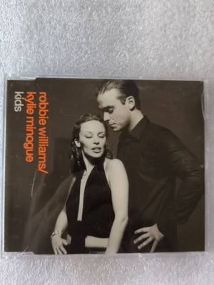 Kids CD single Robbie Williams and Kylie Minogue like new, pop