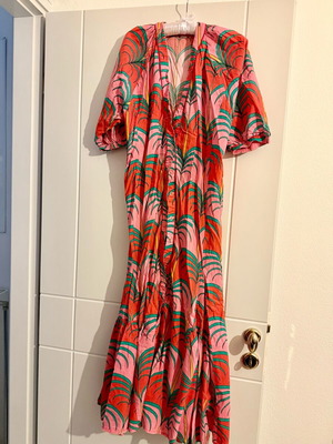 Karavan dress colorful airy with belt like new