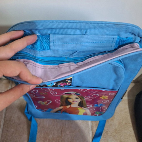 Barbie school backpack like new with multiple compartments