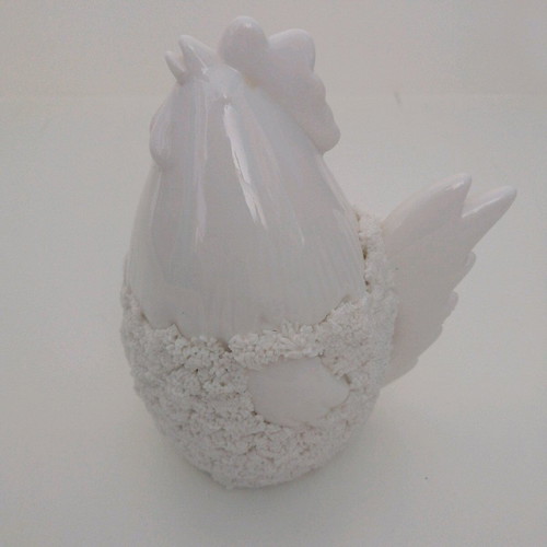 Porcelain hen like new, vintage decorative handmade