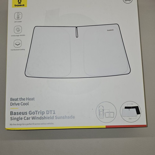 Baseus GoTrip DT1 σκίαστρο παρμπρίζ 80x150εκ μαύρο