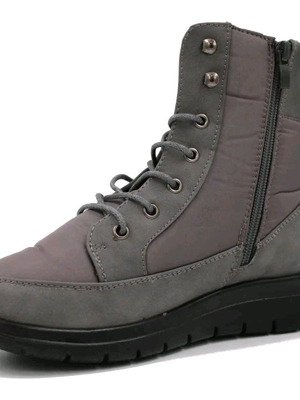 Women's winter boots like new, waterproof gray size 40