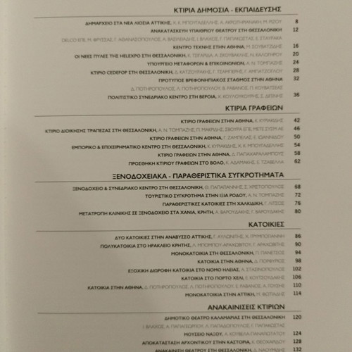 Architectural Work in Greece used