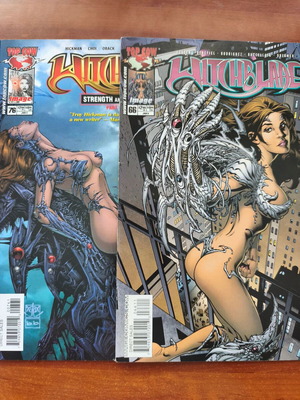 Witchblade comics #76 and #66 like new with minor spine wear