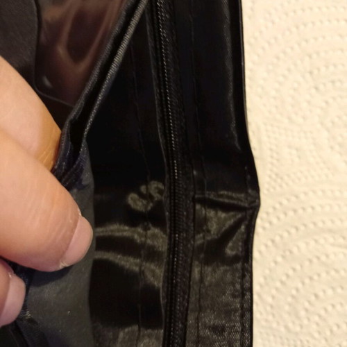 Men's black plastic RBB wallet new with coin pocket
