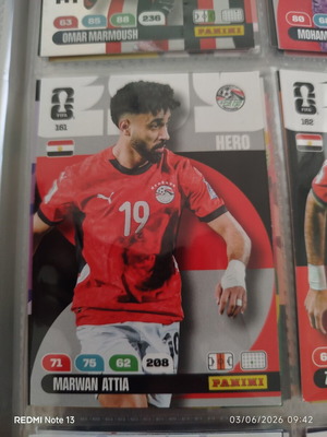 Panini Adrenalyn XL FIFA World Cup 2026 αυτοκόλλητο μεταχειρισμένο