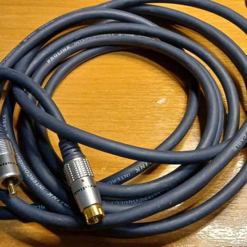 Prolinc s-video to rca cable 3 meters unused
