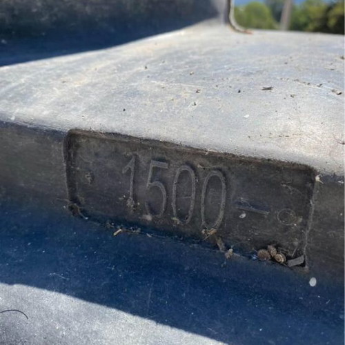 Kymasol 1500 litre outdoor fuel tank with ribs, sealed