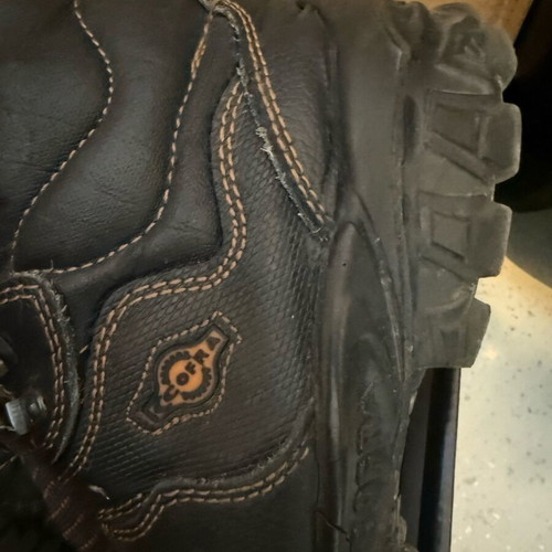 Cofra work boots used, with steel toe