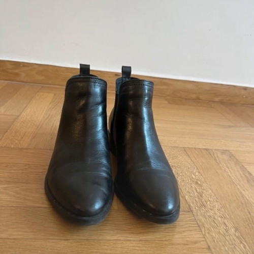 Exe leather ankle boots like new, size 38, black