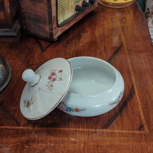 Porcelaine De Prestige St. Martial decorative container with lid used