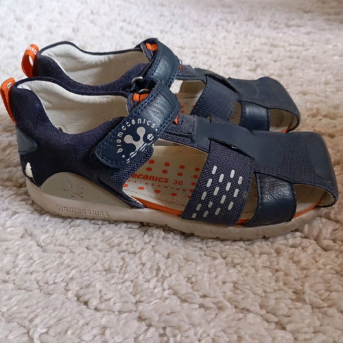 Biomecanics casual sandals used, size 30, blue and orange