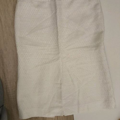 Massimo Dutti women's suit 36 ivory like new (jacket & skirt)