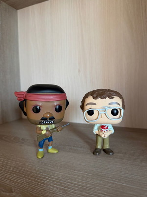 Funko Pops Stranger Things and Rick and Morty used, set of 2