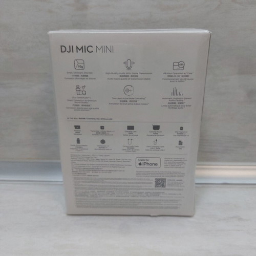 DJI Mic Mini 2 wireless microphone set with 2 TX, 1 RX and charging case
