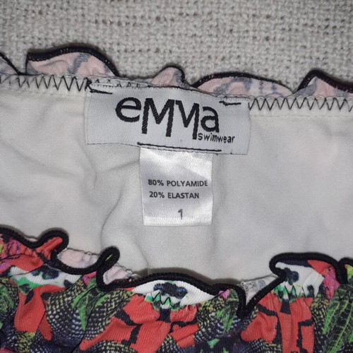 Emma Swimwear bikini like new, size 1 (S/XS), red multicolor