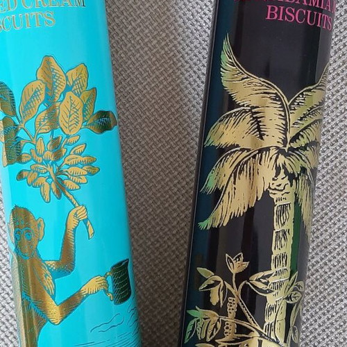 Fortnum & Mason collectible containers used, set of 2 pieces