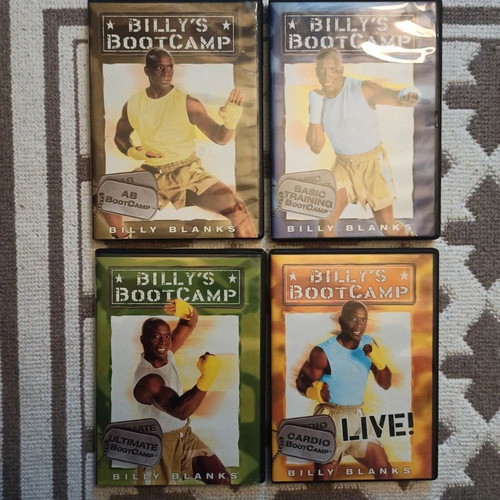 Billy's Bootcamp DVD collection 4 discs like new