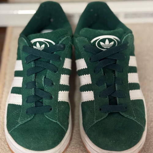 adidas gazelle silver green womens Adidas Campus 00s Grey Six Core Black (GS)  Flower Kickz