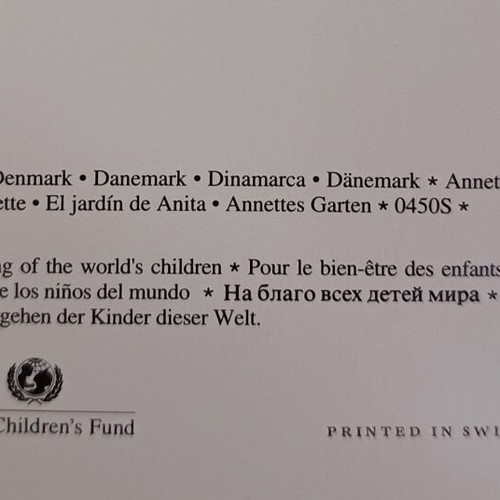 Vintage Unicef set of 28 collectible art cards new