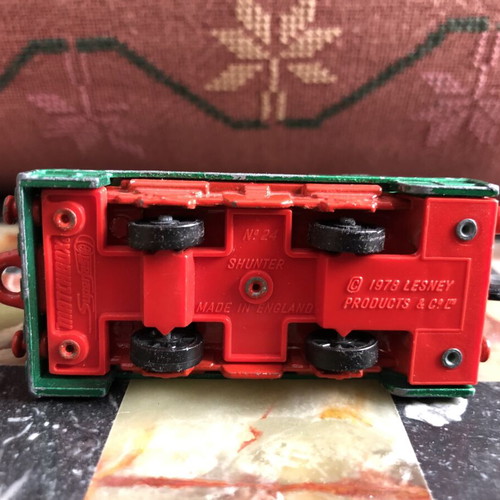 Matchbox Lesney Shunter Green Train Engine No 24, vintage 1978