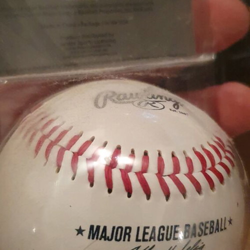 Collectible leather baseball RAWLINGS USA