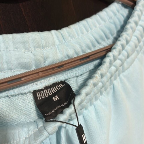 Hoodrich shorts, turquoise, size M