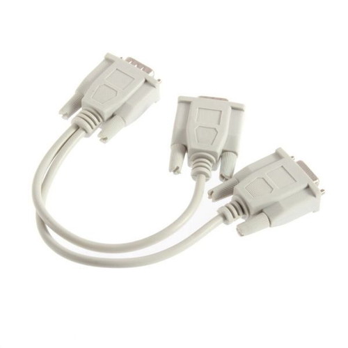 VGA splitter new, 1 male to 2 female VGA, 0.20 m length