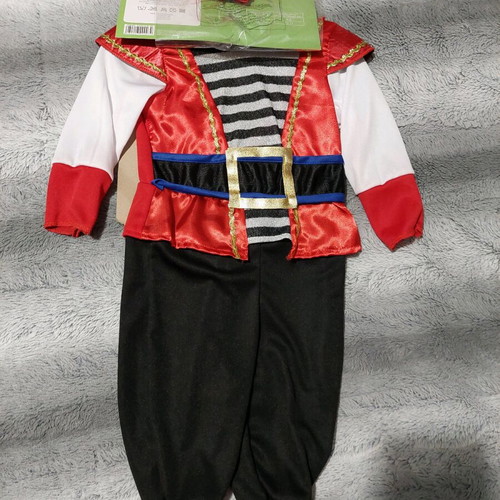 Baby pirate costume like new for 18 months old