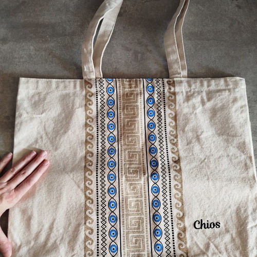 Beach shoulder bag, new, sturdy fabric