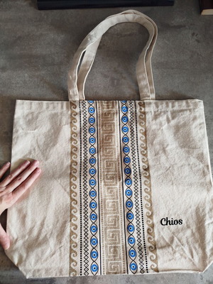 Beach shoulder bag, new, sturdy fabric