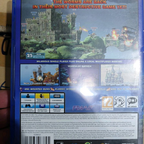 Worms WMD All Stars PS4 used