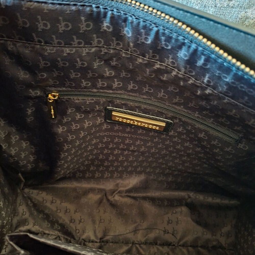 Rocco Barocco Shoulder Bag New Black and White
