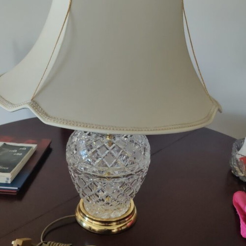Crystal lamp like new, unused