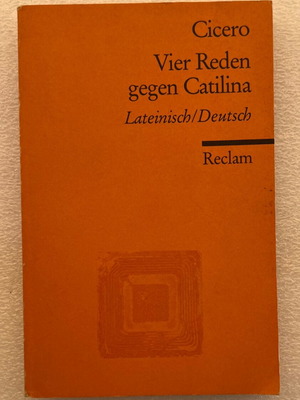 Cicero Vier Reden gegen Catilina book used, German language
