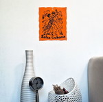3D Printed Salsa Dancing Couple Wall Decor, New