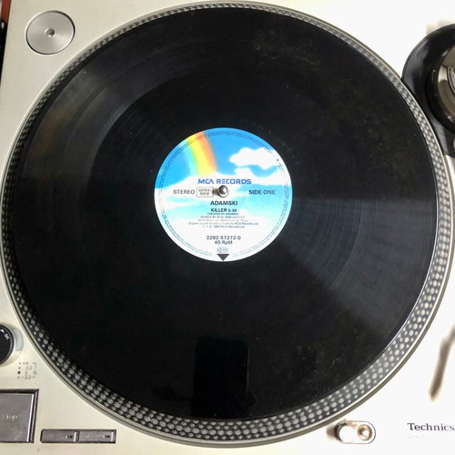 Adamski Killer Vinyl 12" 45 RPM used, electronic