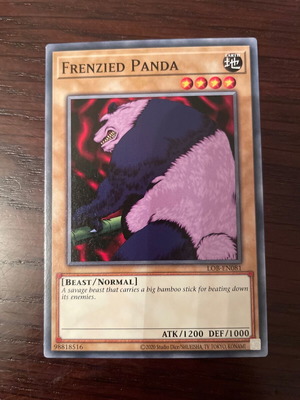 Frenzied Panda κάρτα Yu-Gi-Oh! σαν καινούργιο