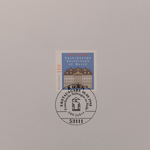 Germany 1998 First Day Cover Stamp set, Bonn cancellation, mint