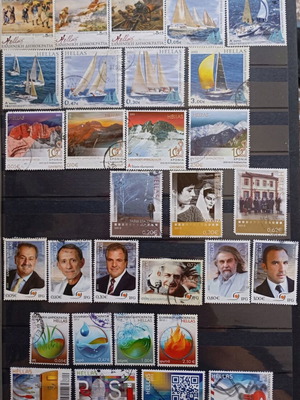 Σφραγισμένα γραμματόσημα 2013, 6 πλήρεις σειρές, σαν καινούργια