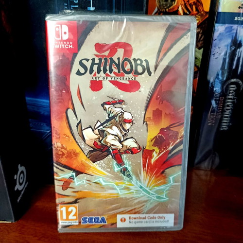 Shinobi Art of Vengeance Nintendo Switch game new, code in the box