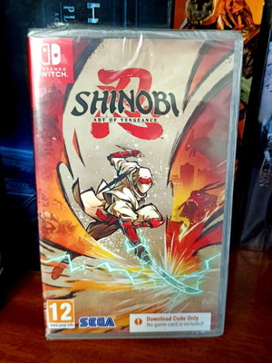 Shinobi Art of Vengeance Nintendo Switch игра нова, код в кутията