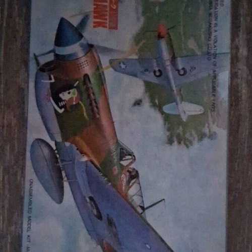 Hasegawa plastic model WW2 airplane
