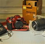 Nikon D3200(red)+Nikon18-140mmVR(new)
