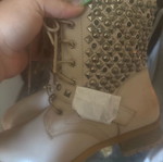 Booties new, size 39