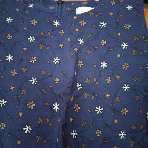 Zara sleeveless dress like new, blue and brown